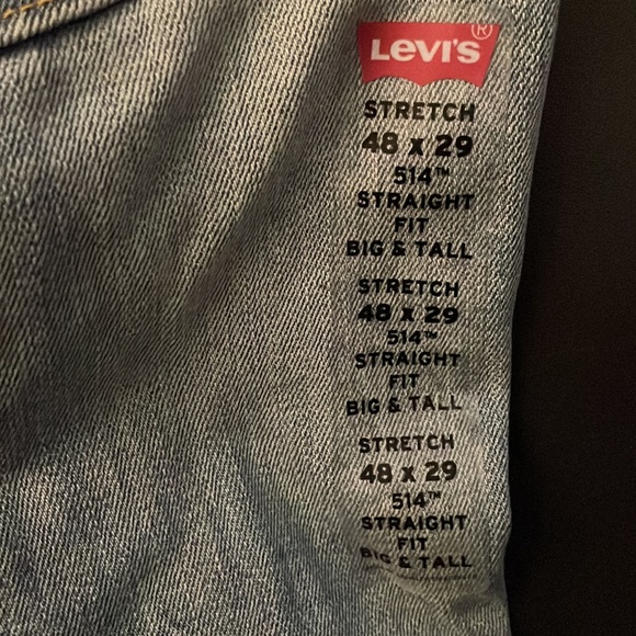 Men’s Levi’s big and tall men’s blue jeans. Stride 13 inches approximately - Picture 5 of 10